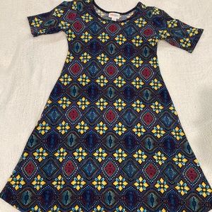 Little girls LuLaRoe dress, size 10
